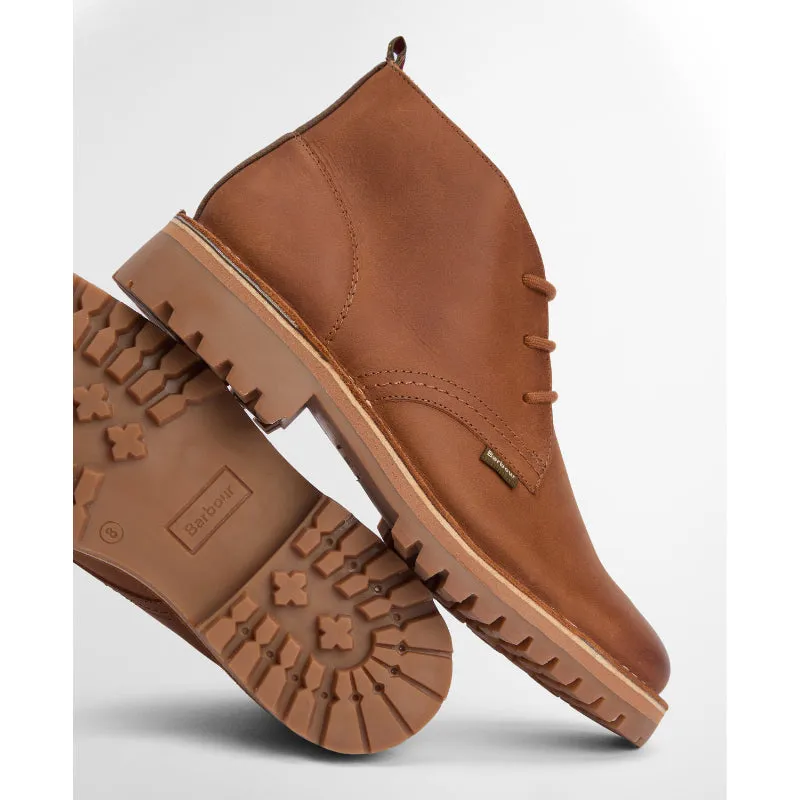 Barbour Hobart Mens Chukka Boot - Cognac