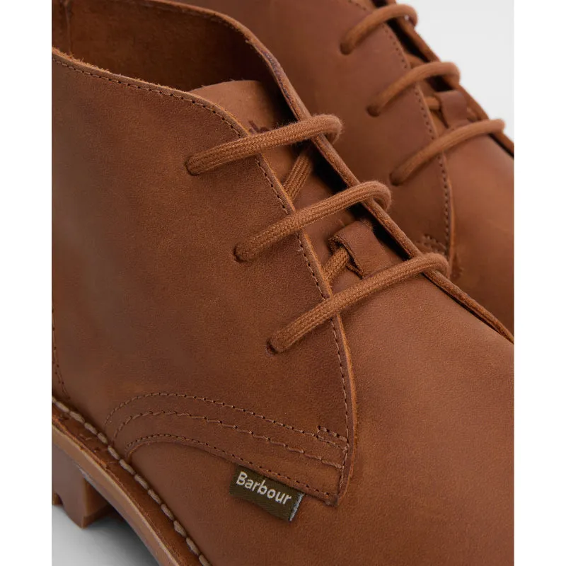 Barbour Hobart Mens Chukka Boot - Cognac