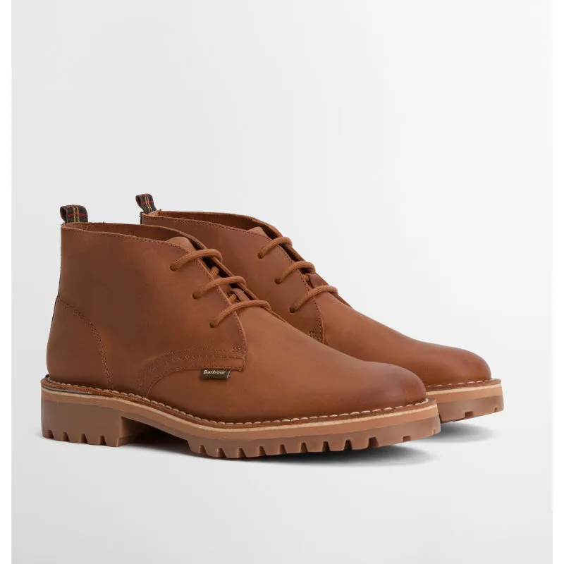 Barbour Hobart Mens Chukka Boot - Cognac