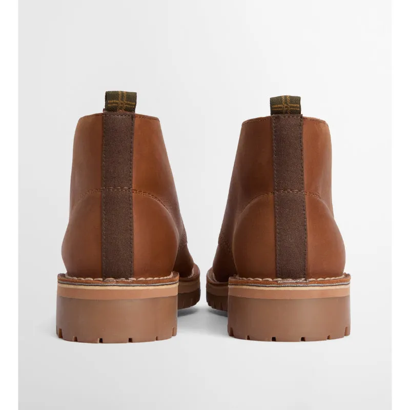 Barbour Hobart Mens Chukka Boot - Cognac
