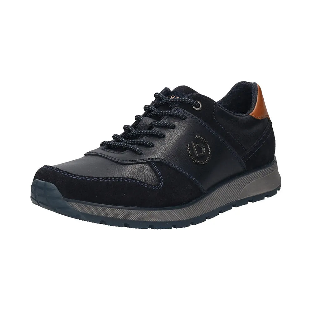 Bugatti Leather Trainer | Ivo Dark Blue