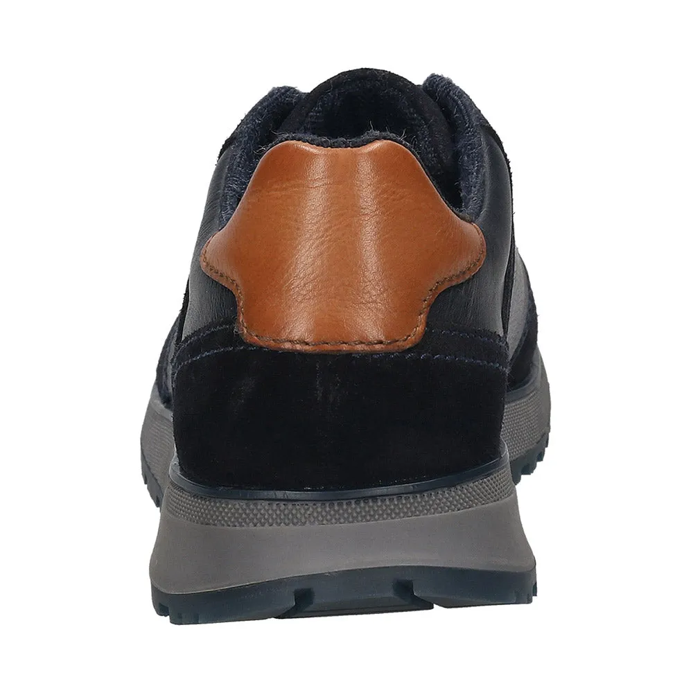 Bugatti Leather Trainer | Ivo Dark Blue