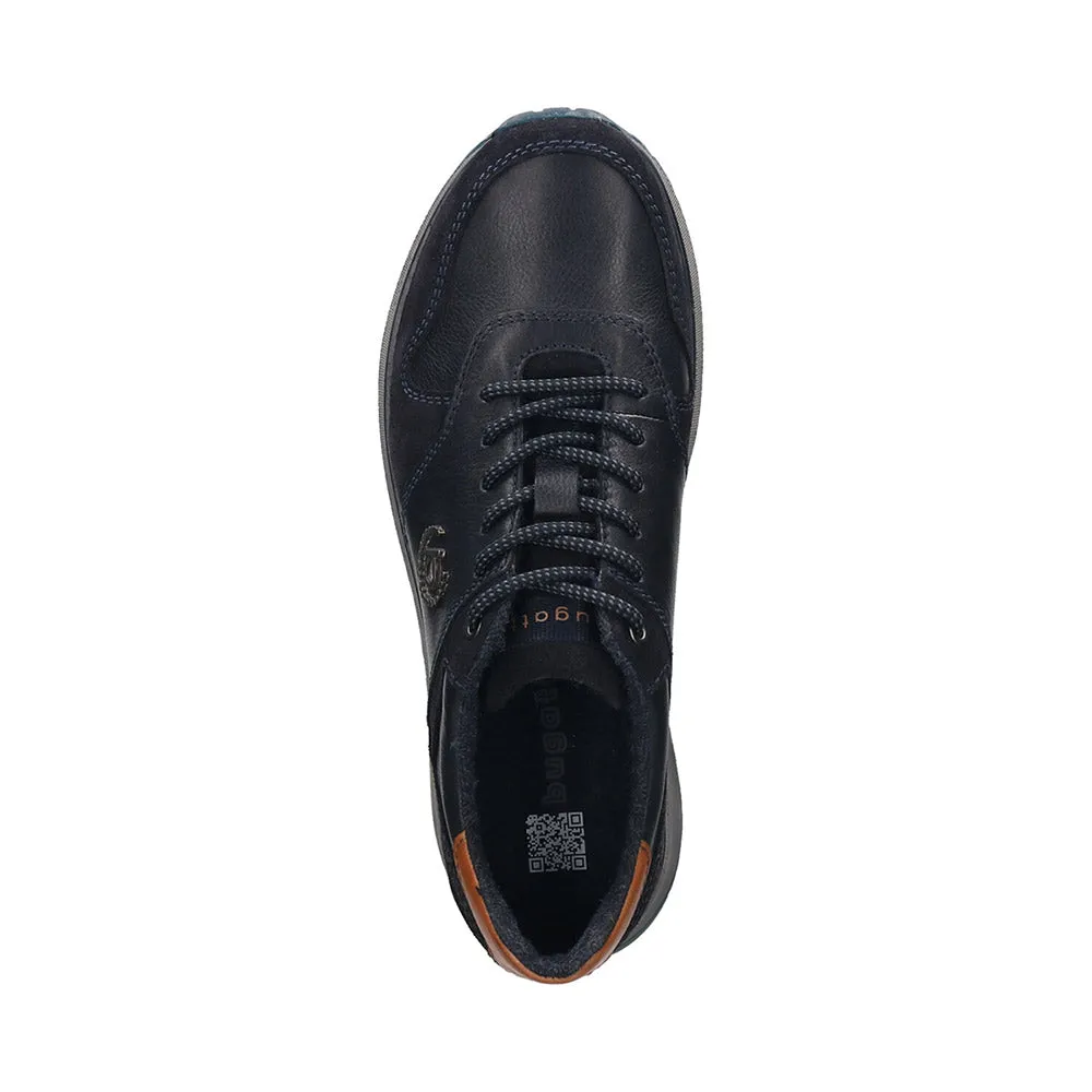 Bugatti Leather Trainer | Ivo Dark Blue