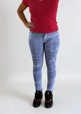 Fierce & Frayed Ripped Jeggings