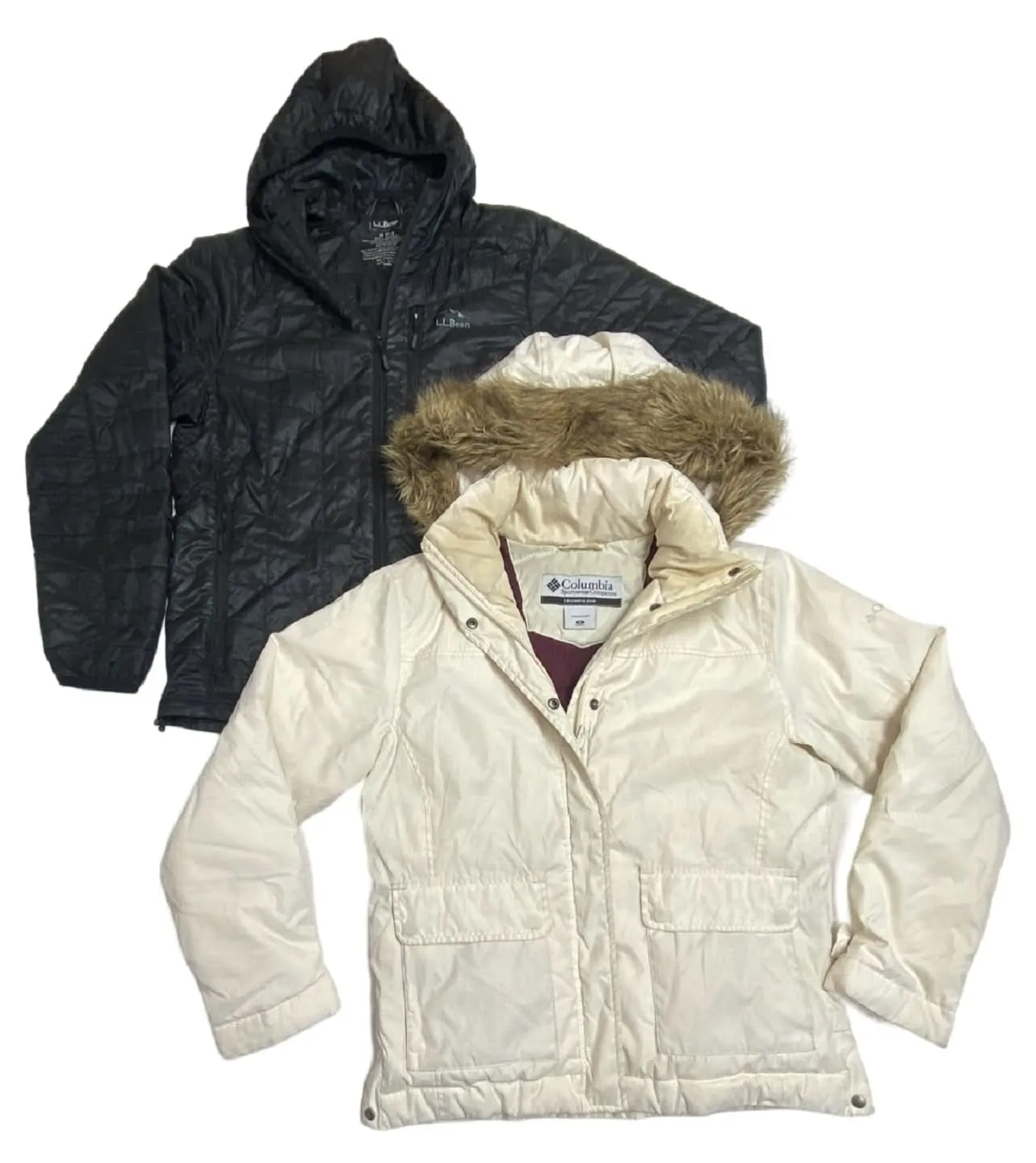 Recycle Columbia REI Cabelas LL Bean Woolrich Jackets 27 pcs 40 lbs A1107513-21