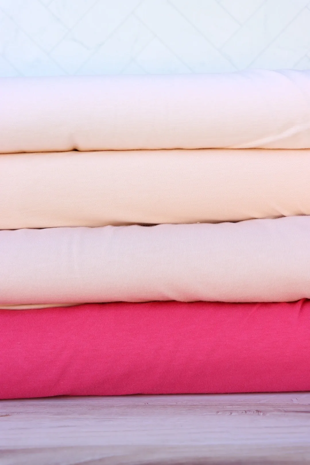 Soft Peach Dana Cotton Modal Jersey Knit | Robert Kaufman