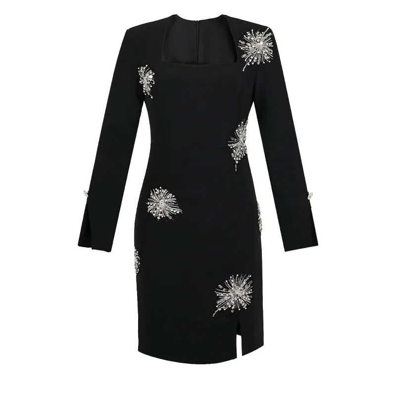 Trend4us Glamorous Black Short Cocktail Dress
