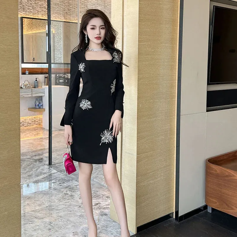 Trend4us Glamorous Black Short Cocktail Dress
